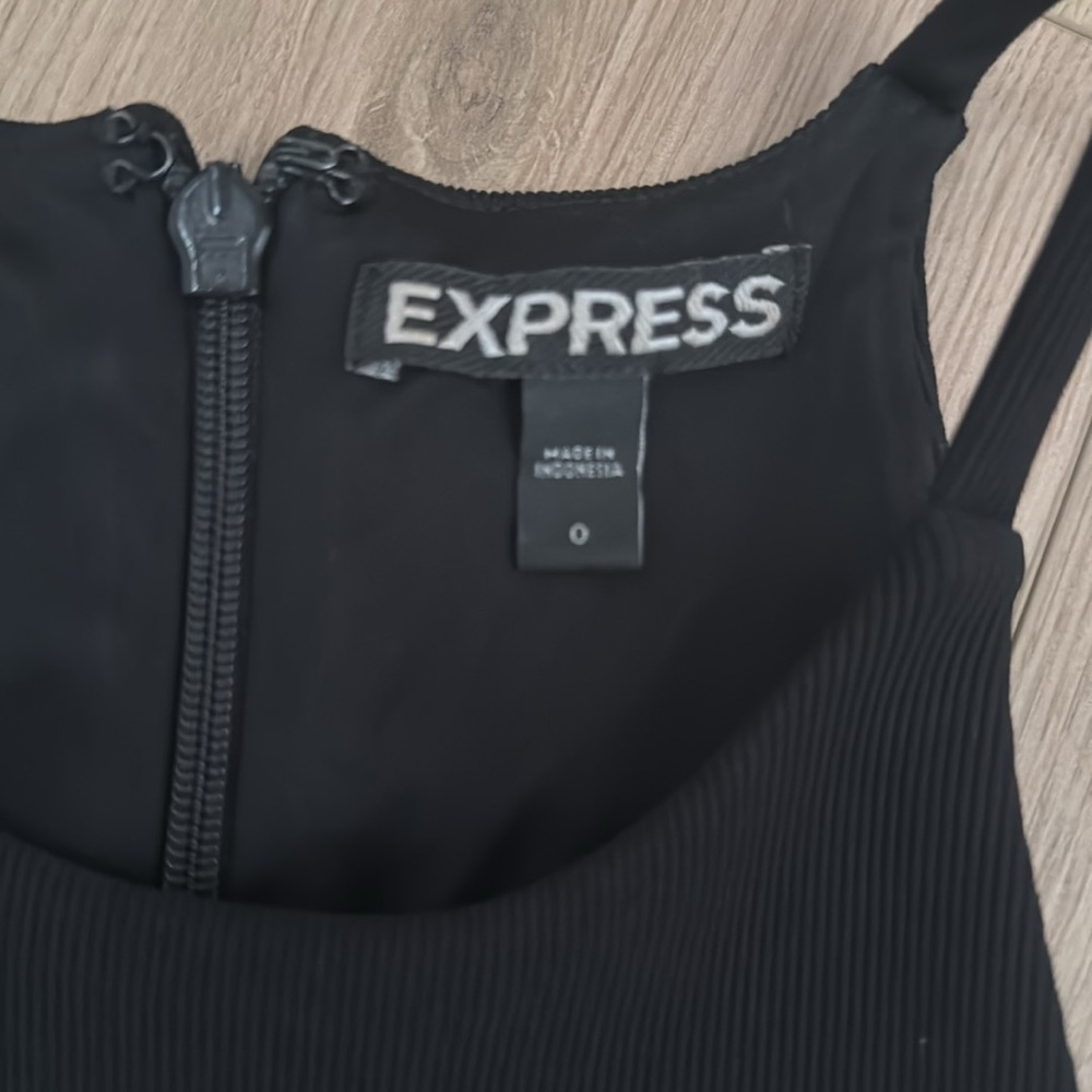 Express size 0 black dress - Picture 2 of 6